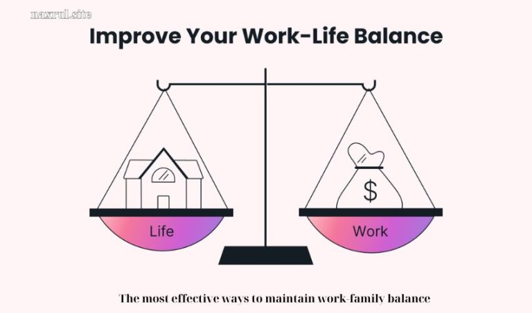 The most effective ways to maintain work-family balance